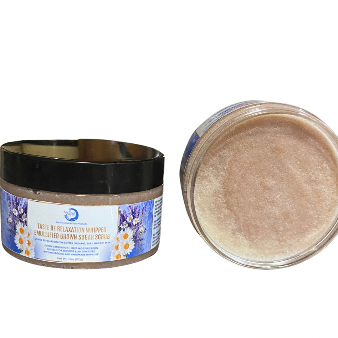 Taste of Relaxation Whipped Emulsified Brown Sugar Scrub