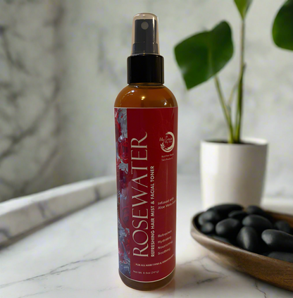Rosewater Refreshing Hair Mist & Facial Toner