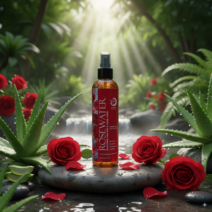 Rosewater Refreshing Hair Mist & Facial Toner