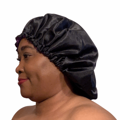 Reversible Satin Adjustable Bonnet